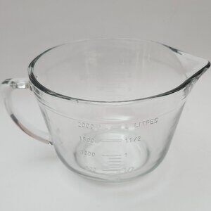 Vintage Fire King Anchor Hocking 8-cup 2qt 2L Batter Bowl Measuring Cup Large